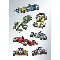 HERMA Sticker DECOR, Rennautos – Bild 2
