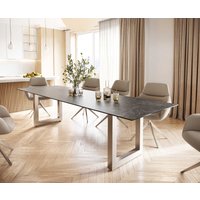 DELIFE Edge Esstisch Keramik Anthrazit – Bild 2