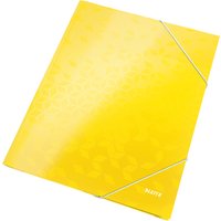 LEITZ Eckspannermappe WOW, DIN A4, Karton, gelb – Bild 2