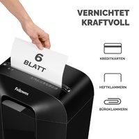 Fellowes Aktenvernichter Powershred LX25M, schwarz – Bild 2