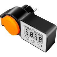 LogiLink Energiekosten-Messgerät Outdoor, schwarz/orange