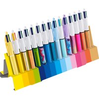 BIC Druckkugelschreiber 4 Colours, Collector Box, 15er Set