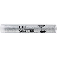 folia BIO Glitter, Röhrchen, 10 g, silber