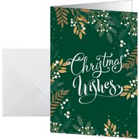 sigel Weihnachtskarte, Christmas wishes, DIN A6 hoch