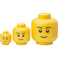 LEGO Aufbewahrungskopf-Set STORAGE HEAD BOY, 3-teilig