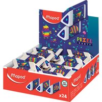 Maped Kunststoff-Radierer Pyramide PIXEL PARTY, 24er Display – Bild 2