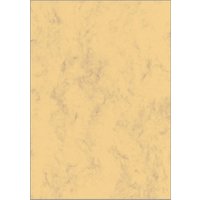 sigel Marmor-Papier, A4, 200 g/qm, Edelkarton, sandbraun – Bild 2