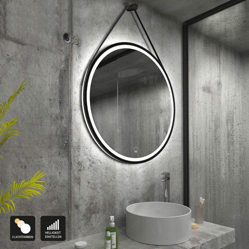 Home Deluxe 4058166257192 LED-Spiegel Rund – Bild 3