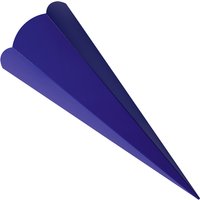 folia Schultüten-Zuschnitt, 6-eckig, 680 mm, dunkelblau – Bild 2