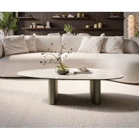 DELIFE Edge Couchtisch Keramik Oval – Bild 2