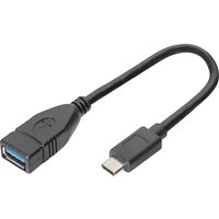 DIGITUS USB 3.0 Adapterkabel, USB-C - USB-A, 0,15 m – Bild 2