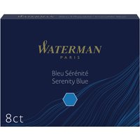WATERMAN Standard-Großraum-Tintenpatronen, Serenity blau – Bild 2
