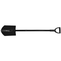 BRÜDER MANNESMANN Metall-Spaten, Länge: 1.180 mm, schwarz
