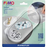 FIMO Gießform Schale, oval, transparent