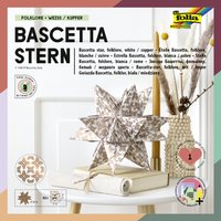 folia Faltblätter Bascetta-Stern, weiß / bedruckt – Bild 2