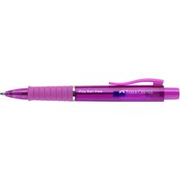 FABER-CASTELL Druckkugelschreiber POLY BALL VIEW, fuchsia