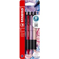 STABILO Druckkugelschreiber pointball NatureCOLORS, 4er Etui