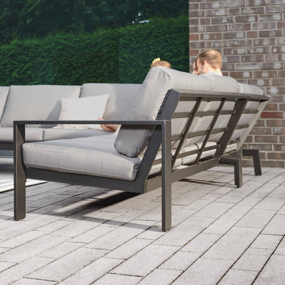 Gartenlounge Aluminium RIO XXL - Anthrazit – Bild 5