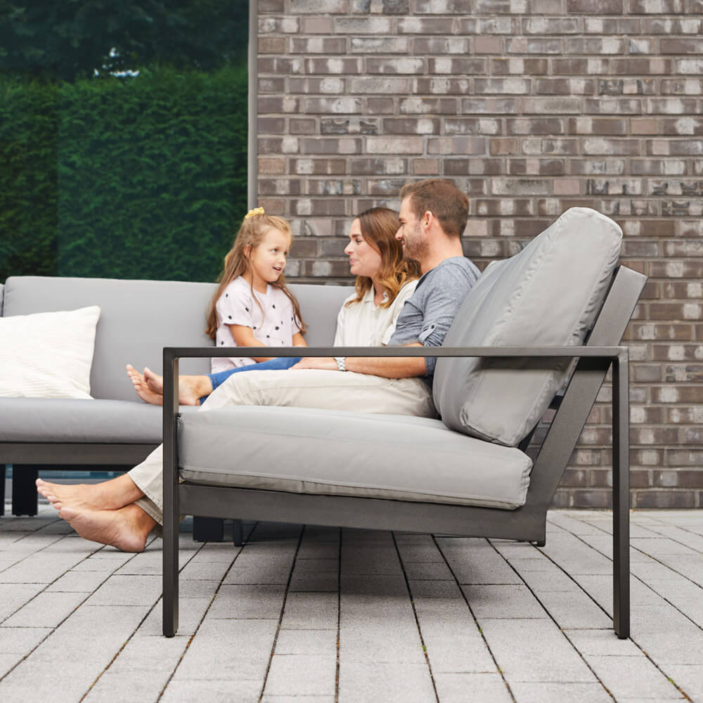 Gartenlounge Aluminium RIO XXL - Anthrazit – Bild 6