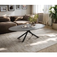 DELIFE Edge Couchtisch Oval 140x80