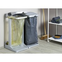 keeeper System-Müllsackständer, ole, silber/anthrazit