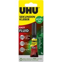 UHU Sekundenkleber EASY FLUID, lösemittelfrei, 3 g in Tube – Bild 2
