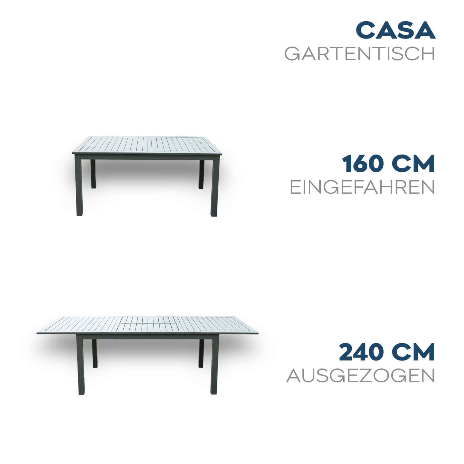 Home Deluxe 4058166165138 Gartentisch ausziehbar – Bild 6