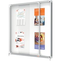 nobo Schaukasten Premium Plus, Metall-Rückwand, 12 x DIN A4 – Bild 2
