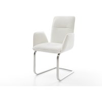 Freischwinger Vinja-Flex Bouclé Soft Beige Freischwinger flach Edelstahl