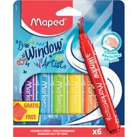 Maped Fenstermarker MARKER, PEPS Window, 6er Kartonetui