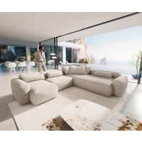 DELIFE Freestyle Pure Ecksofa Beige – Bild 2