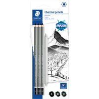 STAEDTLER Kohlestift Mars Lumograph charcoal, 4er Blister – Bild 2