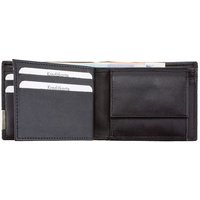 Alassio Geldbörse, Querformat, Leder, schwarz