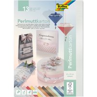 folia Perlmuttkarton, (B)250 x (H)350 mm, 250 g/qm, 13 Blatt – Bild 2