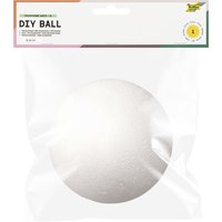 folia Styropor-Kugel XL, Durchmesser: 120 mm, weiß – Bild 2