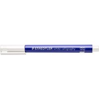 STAEDTLER Permanent-Marker metallic calligraphy, weiß – Bild 2