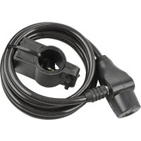 FISCHER Kabel-Fahrradschloss, Länge: 1.800 mm, schwarz – Bild 2