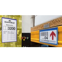 DURABLE Kennzeichnungstasche, magnetisch, DIN A4 hoch, blau – Bild 2
