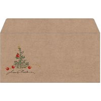 sigel Weihnachts-Umschlag, Christmas with apples, DIN lang