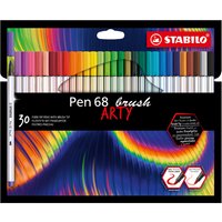 STABILO Pinselstift Pen 68 brush ARTY, 30er Kartonetui