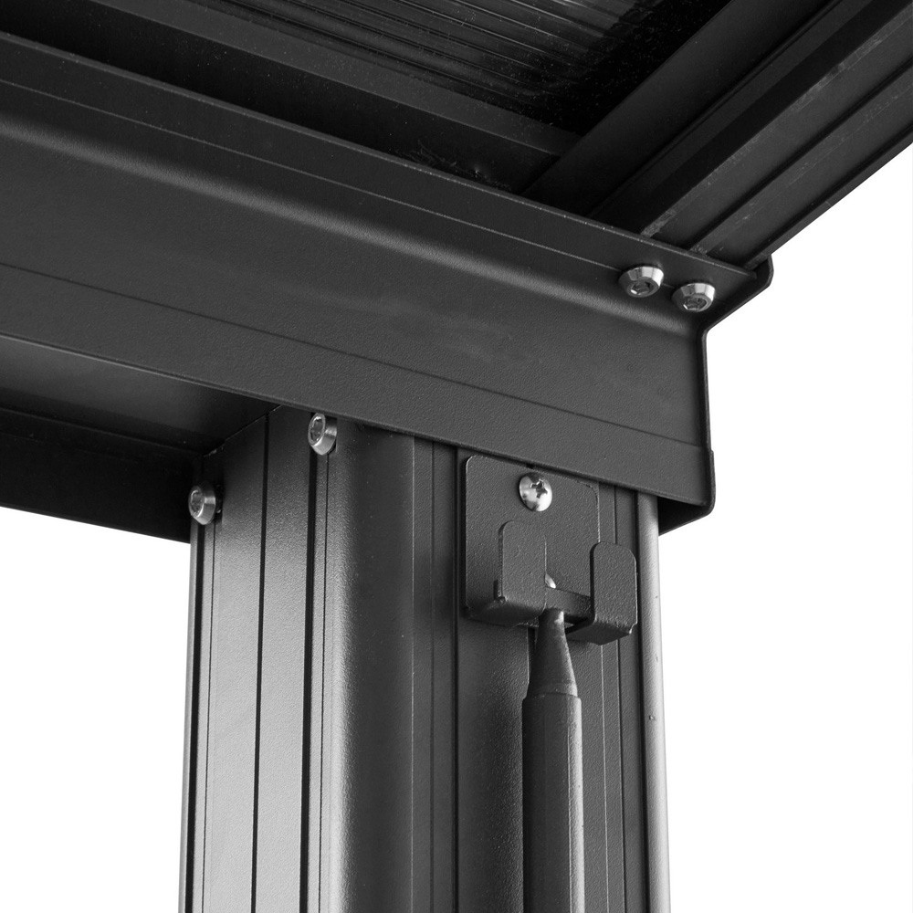 Terrassenüberdachung SOLIS DELUXE - 390 x 295 x cm Grau – Bild 6