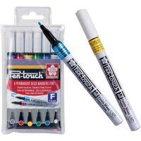 SAKURA Permanent-Marker Pen-Touch Fein, 6er Etui – Bild 2