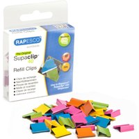 RAPESCO Dokumentenclips Supaclip 40, farbig sortiert – Bild 2