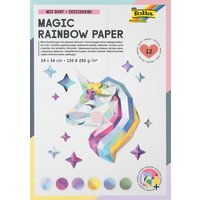 folia Regenbogen-Papier Block MAGIC RAINBOW, 240 x 340 mm