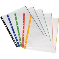 herlitz Prospekthülle, DIN A4, glasklar, farbiger Außenrand – Bild 2