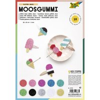 folia Glitter-Moosgummi, nicht selbstklebend, 10 Blatt – Bild 2