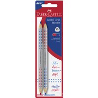 FABER-CASTELL Silbentrennstift Jumbo GRIP bicolor, Blister