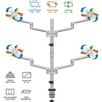 LogiLink SC-11118464 Monitorhalterung