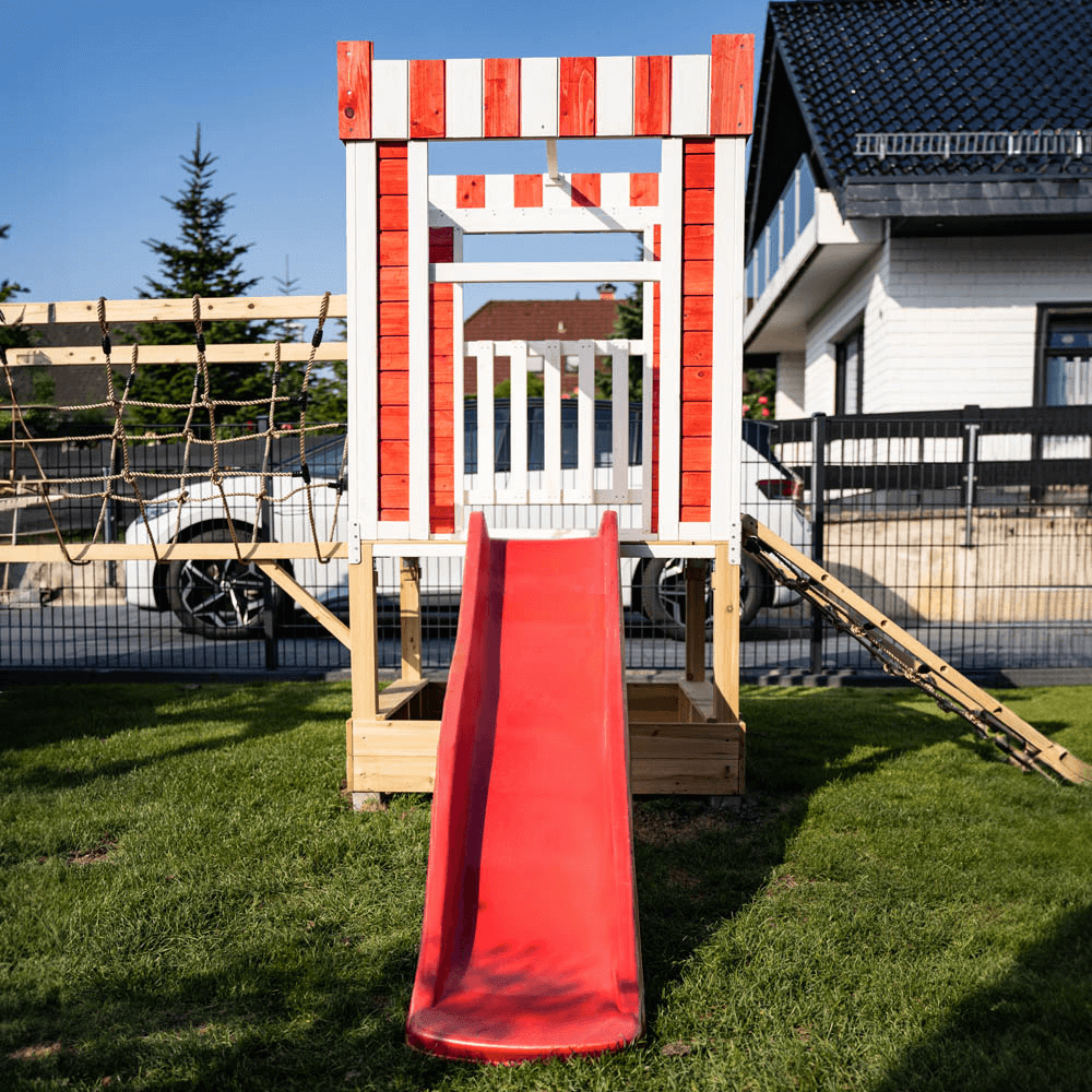 Spielpark inkl. Rutsche WUNDERLAND - 555 x 340 cm – Bild 4
