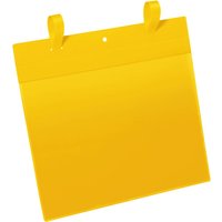 DURABLE Gitterboxtasche, mit Lasche A4 quer, gelb – Bild 2